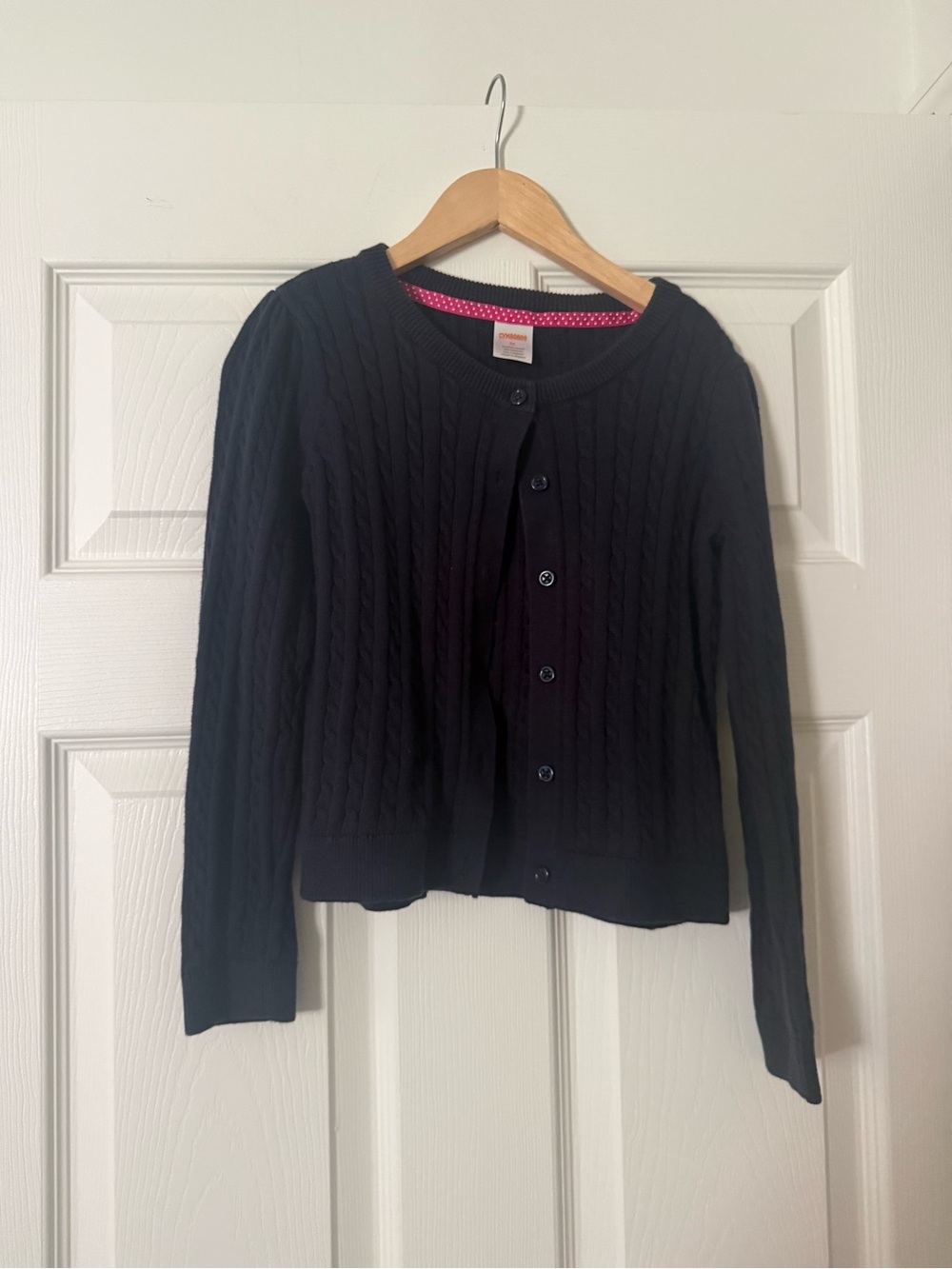 Gymboree Navy Blue Cable-Knit Button Cardigan